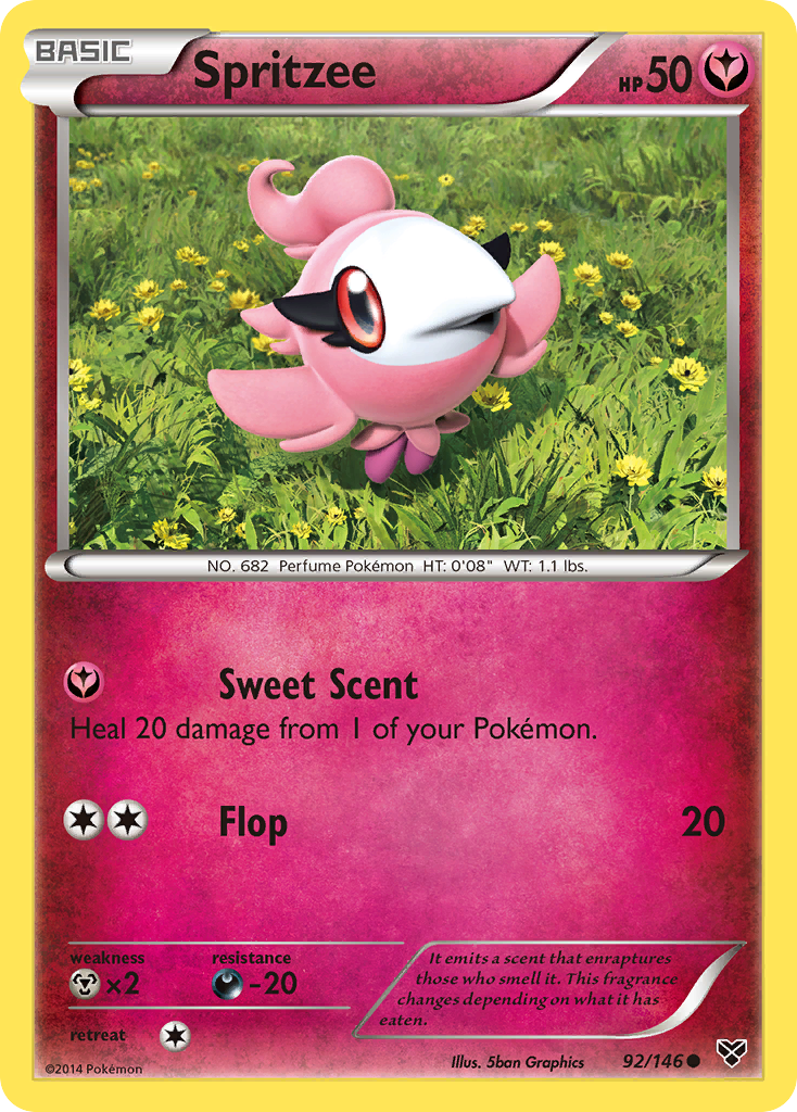 Spritzee (92/146) [XY: Base Set] | The Gaming-Verse