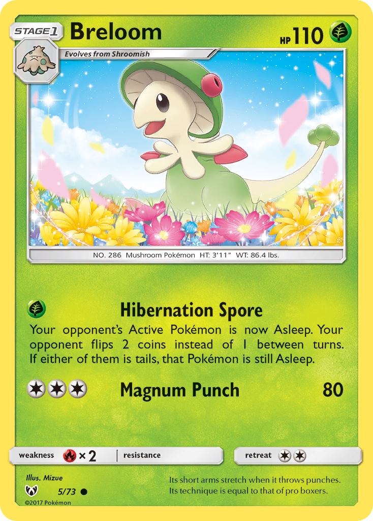 Breloom (5/73) [Sun & Moon: Shining Legends] | The Gaming-Verse