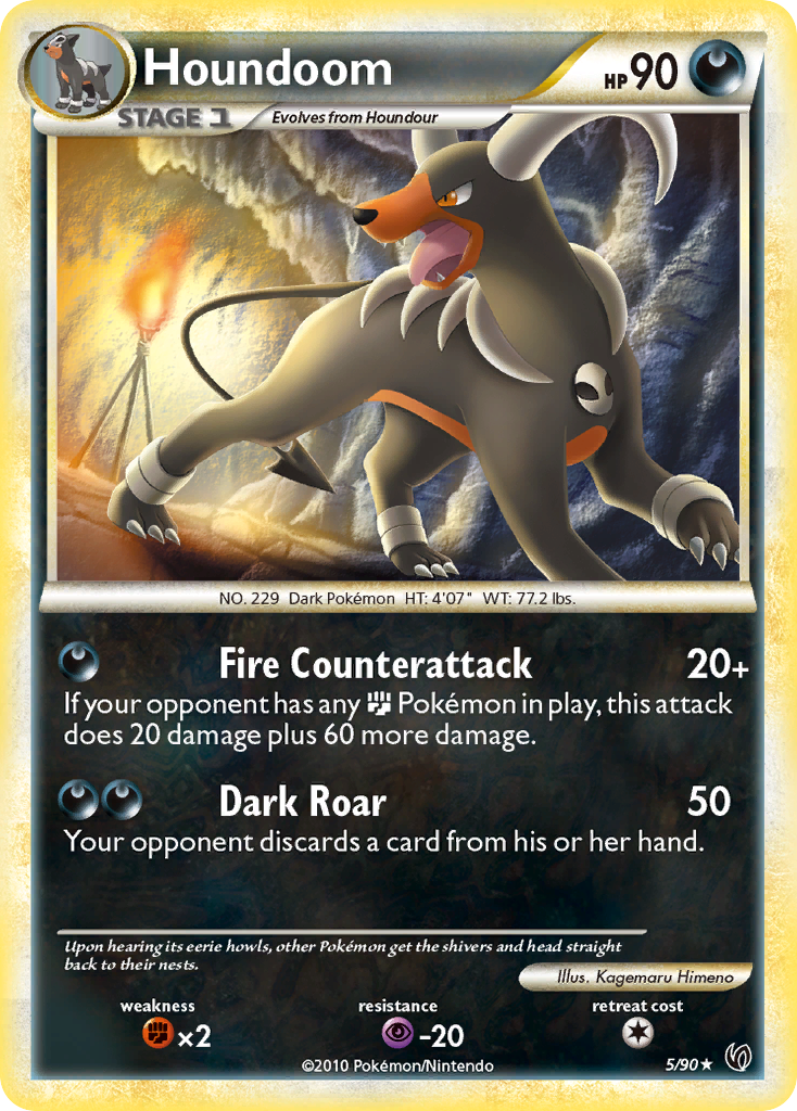 Houndoom (5/90) [HeartGold & SoulSilver: Undaunted] | The Gaming-Verse