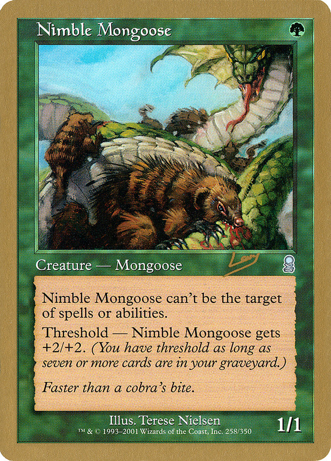 Nimble Mongoose (Raphael Levy) [World Championship Decks 2002] | The Gaming-Verse