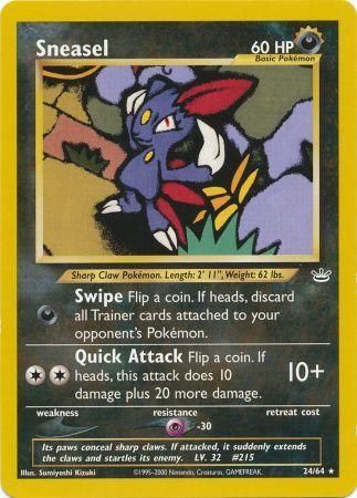 Sneasel (24/64) [Neo Revelation Unlimited] | The Gaming-Verse