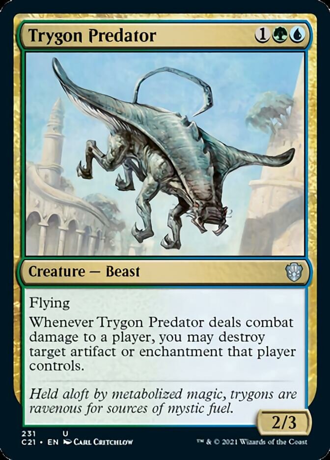 Trygon Predator [Commander 2021] | The Gaming-Verse