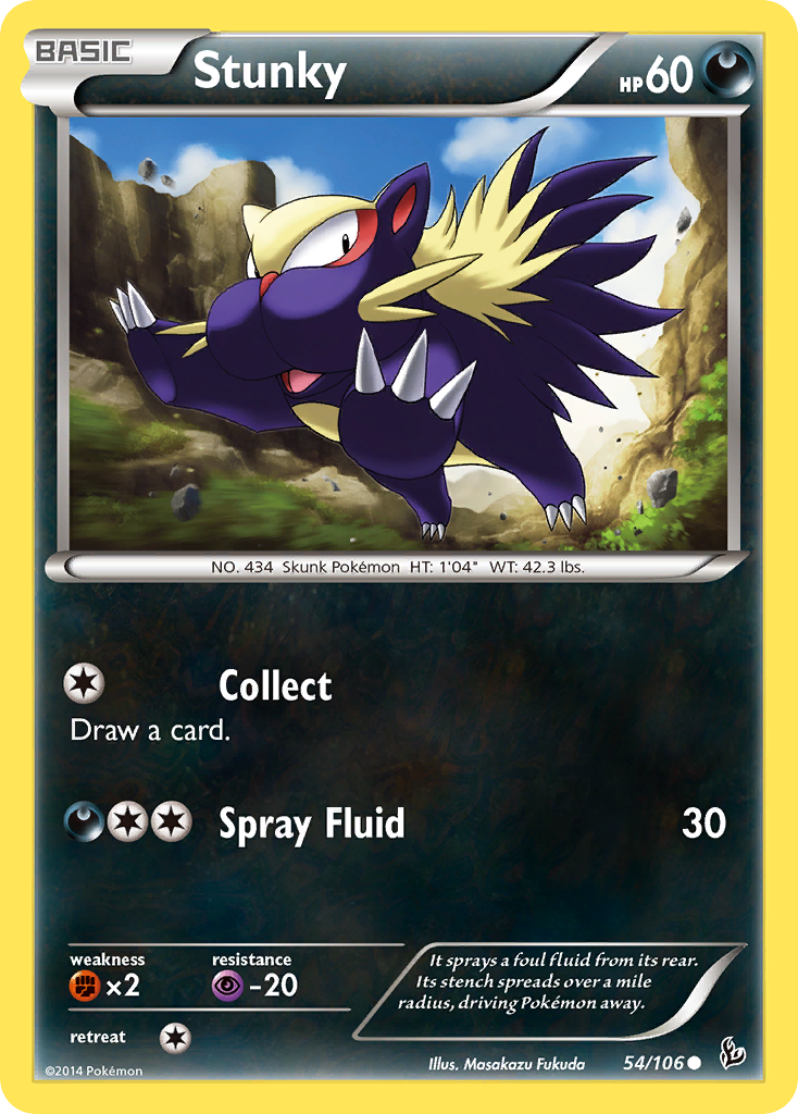 Stunky (54/106) [XY: Flashfire] | The Gaming-Verse