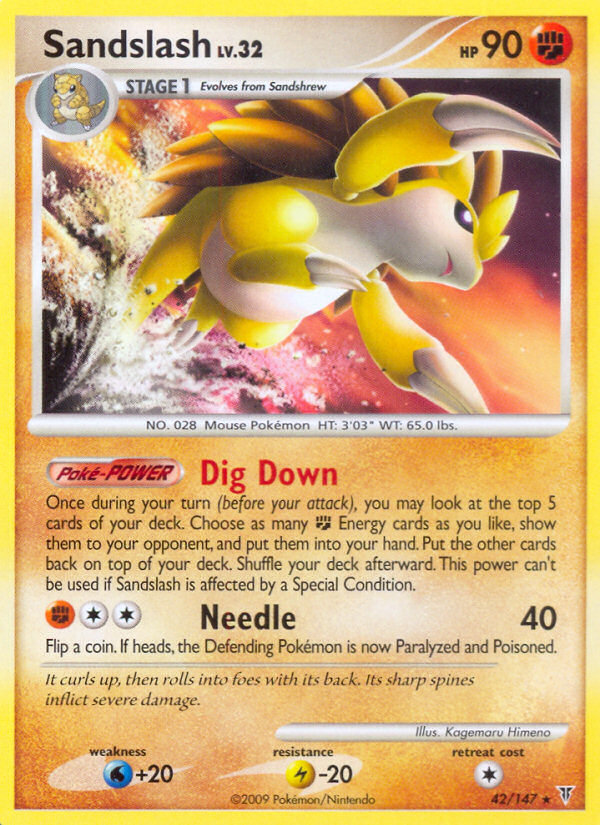 Sandslash (42/147) [Platinum: Supreme Victors] | The Gaming-Verse