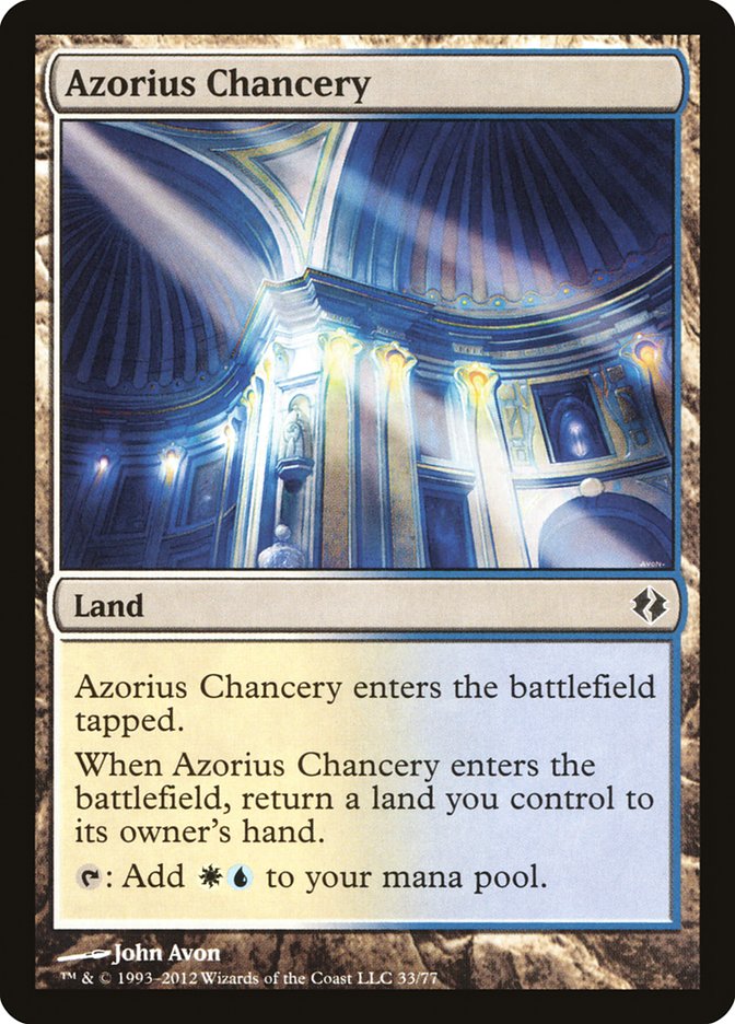 Azorius Chancery [Duel Decks: Venser vs. Koth] | The Gaming-Verse