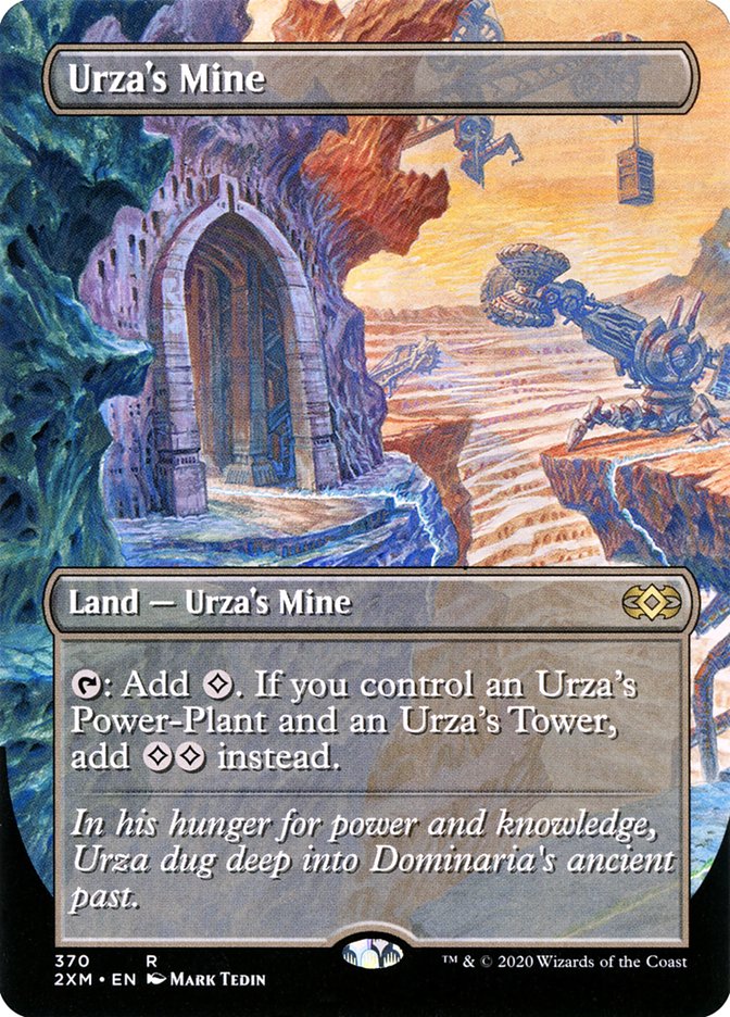 Urza's Mine (Borderless) [Double Masters] | The Gaming-Verse