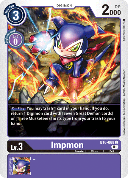 Impmon [BT6-068] [Double Diamond] | The Gaming-Verse