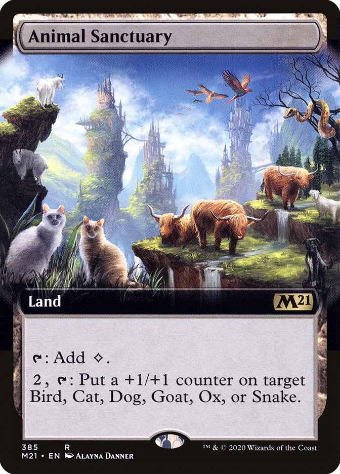 Animal Sanctuary (Extended Art) [Core Set 2021] | The Gaming-Verse