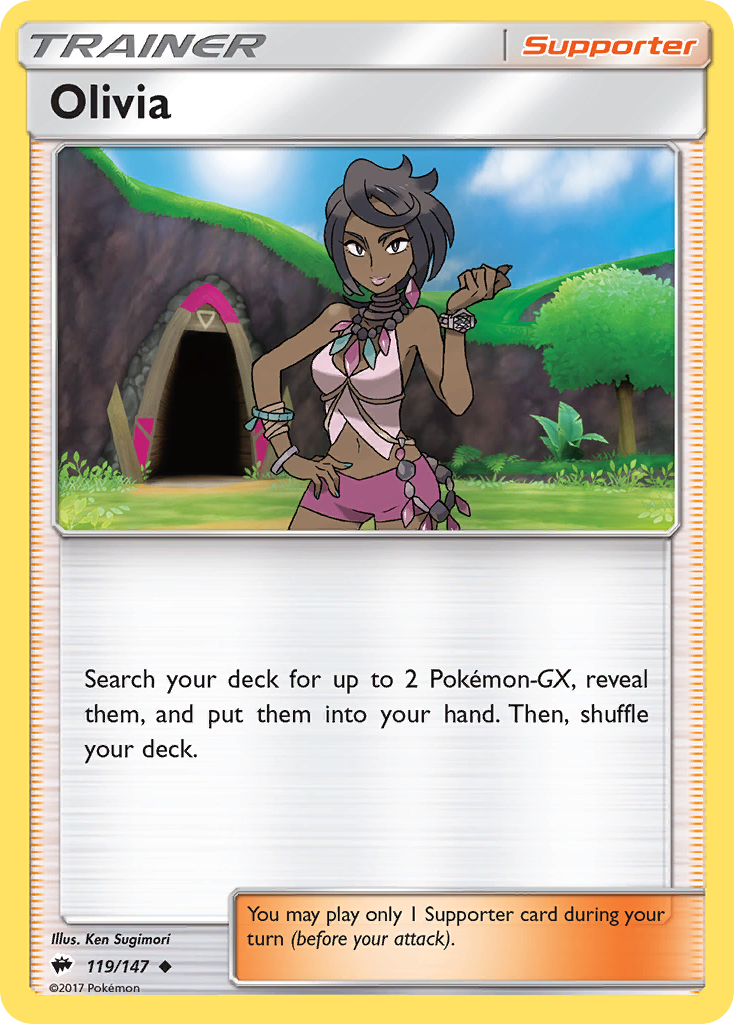 Olivia (119/147) [Sun & Moon: Burning Shadows] | The Gaming-Verse