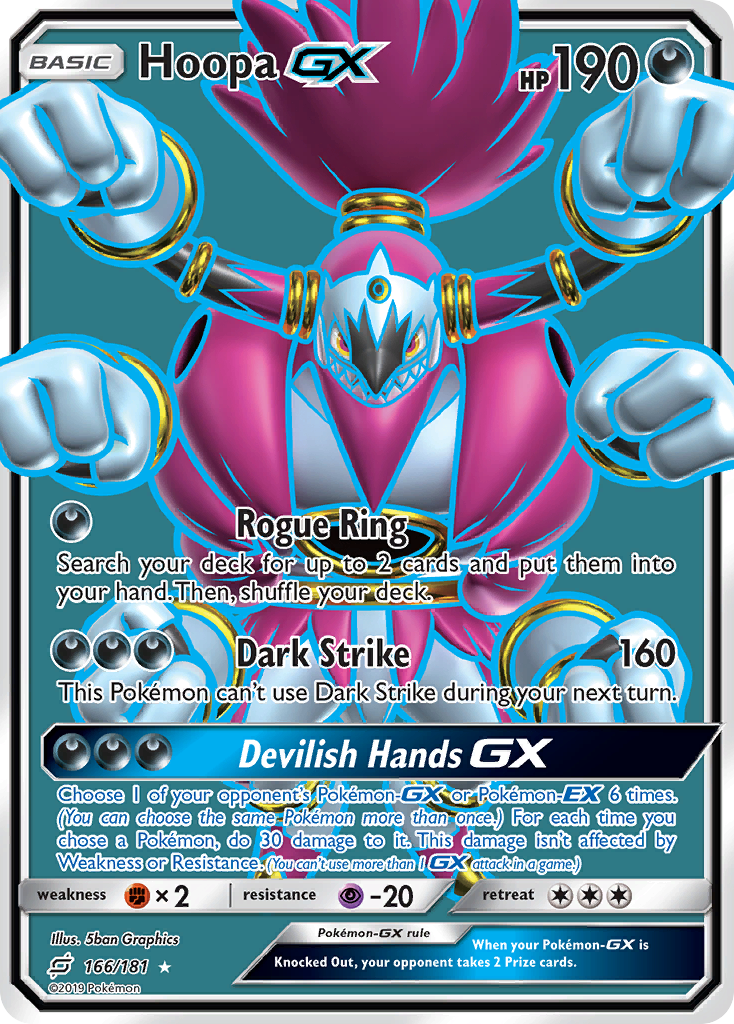 Hoopa GX (166/181) [Sun & Moon: Team Up] | The Gaming-Verse