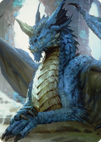 Young Blue Dragon Art Card [Commander Legends: Battle for Baldur's Gate Art Series] | The Gaming-Verse