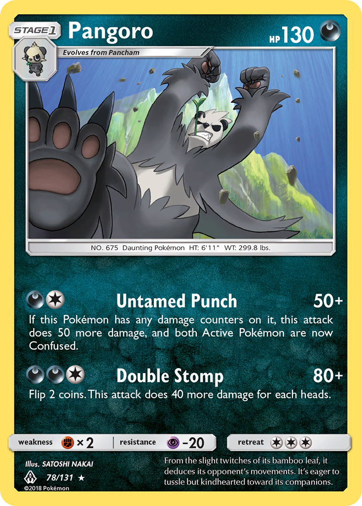 Pangoro (78/131) [Sun & Moon: Forbidden Light] | The Gaming-Verse