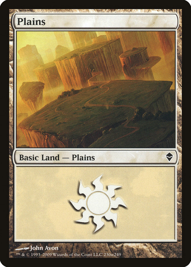 Plains (#230a) [Zendikar] | The Gaming-Verse