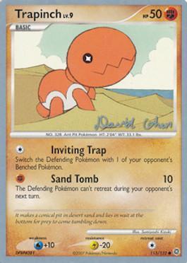 Trapinch LV.9 (115/132) (Stallgon - David Cohen) [World Championships 2009] | The Gaming-Verse