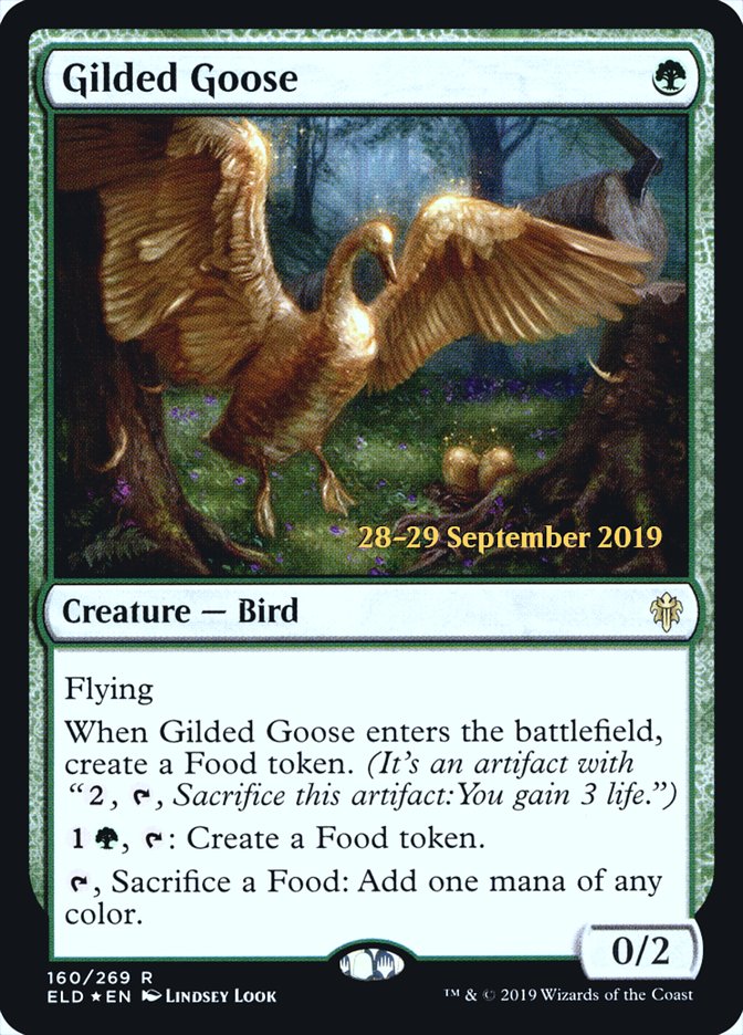 Gilded Goose  [Throne of Eldraine Prerelease Promos] | The Gaming-Verse