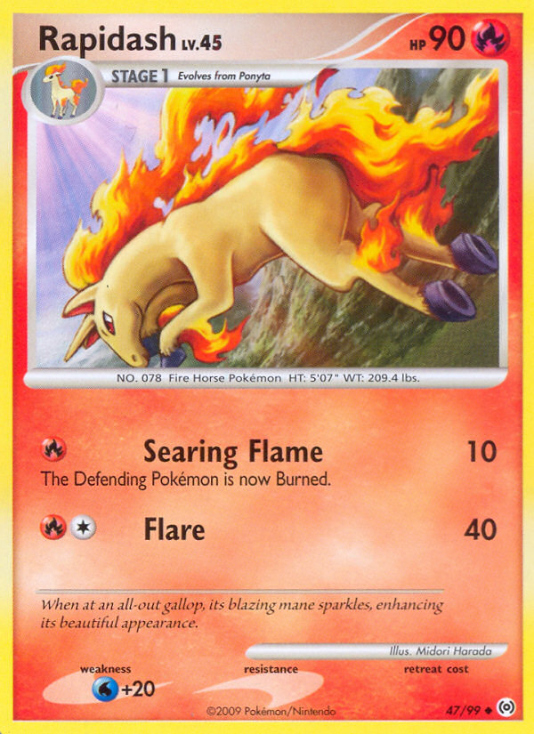 Rapidash (47/99) [Platinum: Arceus] | The Gaming-Verse