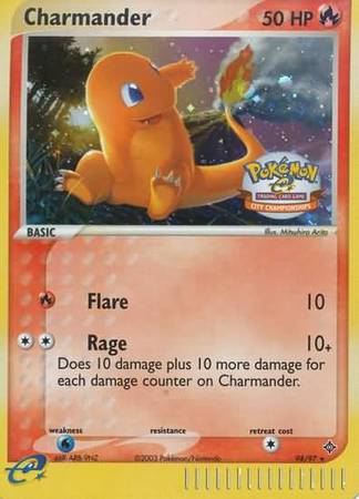 Charmander (98/97) (City Championship Promo) [EX: Dragon] | The Gaming-Verse