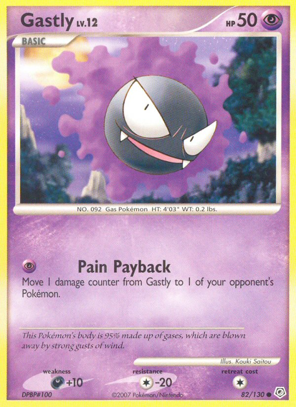 Gastly (82/130) [Diamond & Pearl: Base Set] | The Gaming-Verse