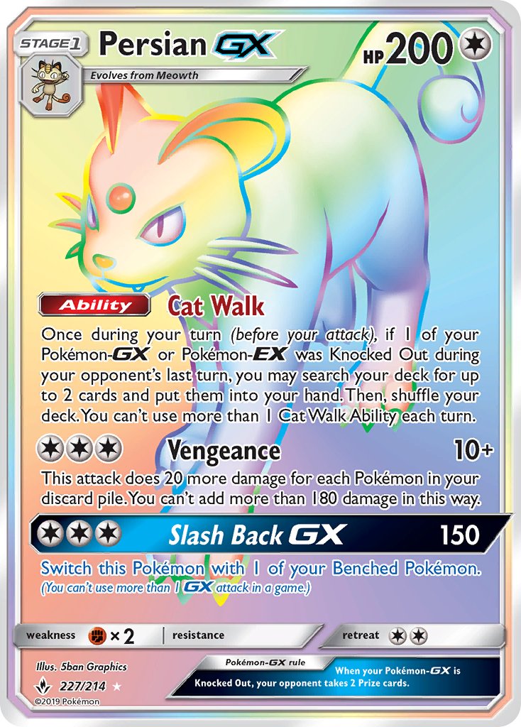 Persian GX (227/214) [Sun & Moon: Unbroken Bonds] | The Gaming-Verse