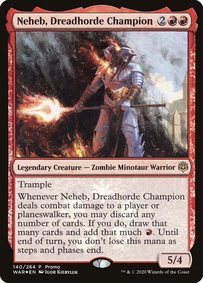 Neheb, Dreadhorde Champion [Resale Promos] | The Gaming-Verse