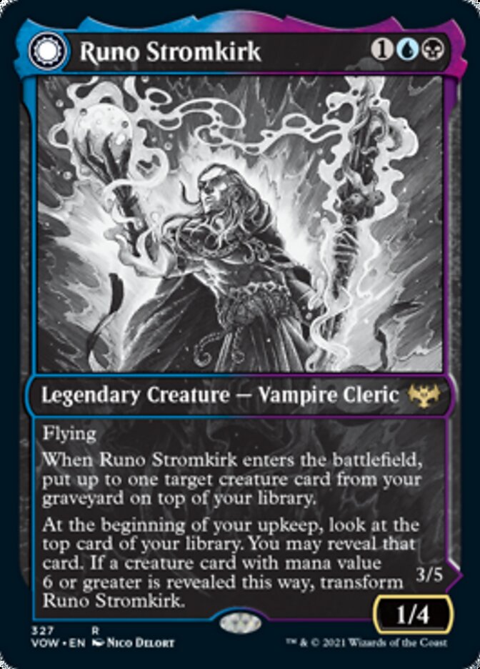 Runo Stromkirk // Krothuss, Lord of the Deep (Showcase Eternal Night) [Innistrad: Crimson Vow] | The Gaming-Verse