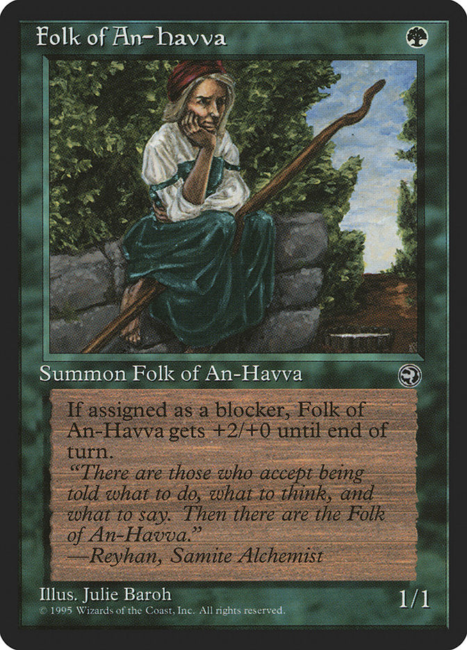 Folk of An-Havva (Reyhan Flavor Text) [Homelands] | The Gaming-Verse