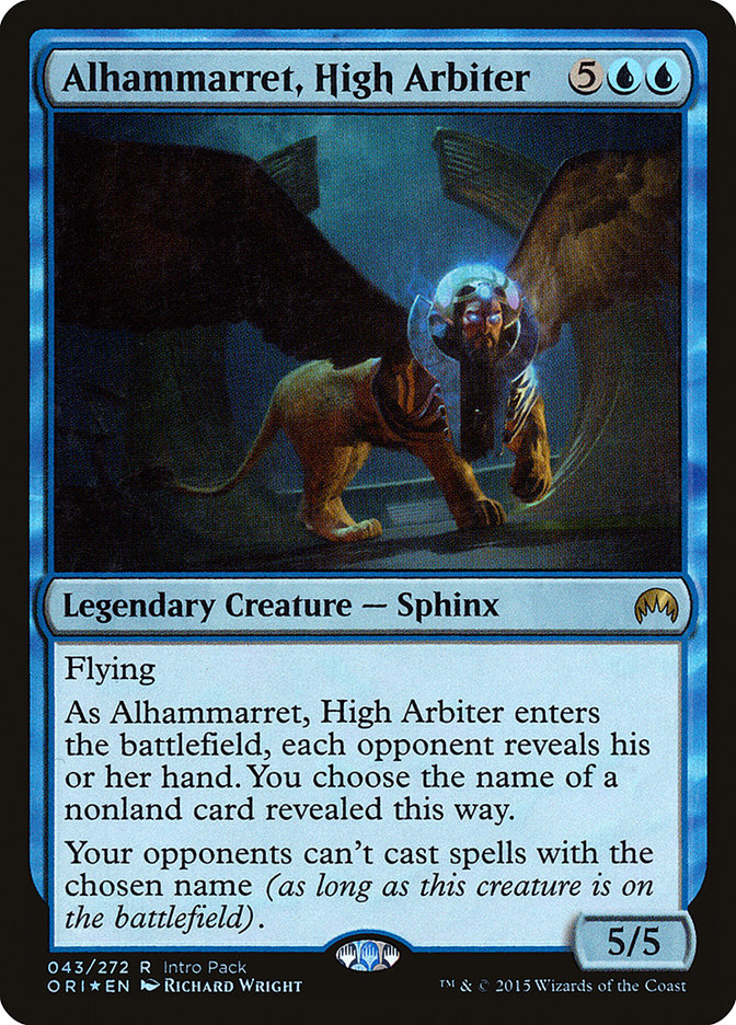 Alhammarret, High Arbiter [Magic Origins Promos] | The Gaming-Verse