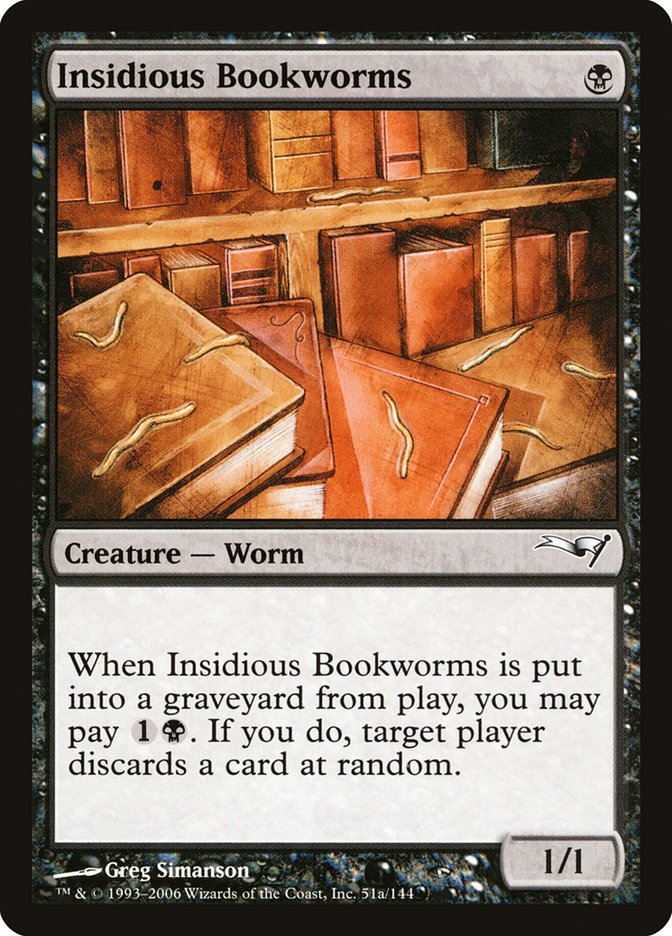 Insidious Bookworms [Coldsnap Theme Decks] | The Gaming-Verse