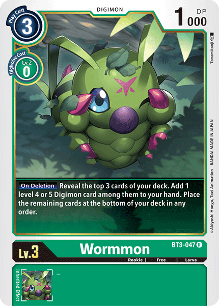 Wormmon [BT3-047] [Release Special Booster Ver.1.5] | The Gaming-Verse