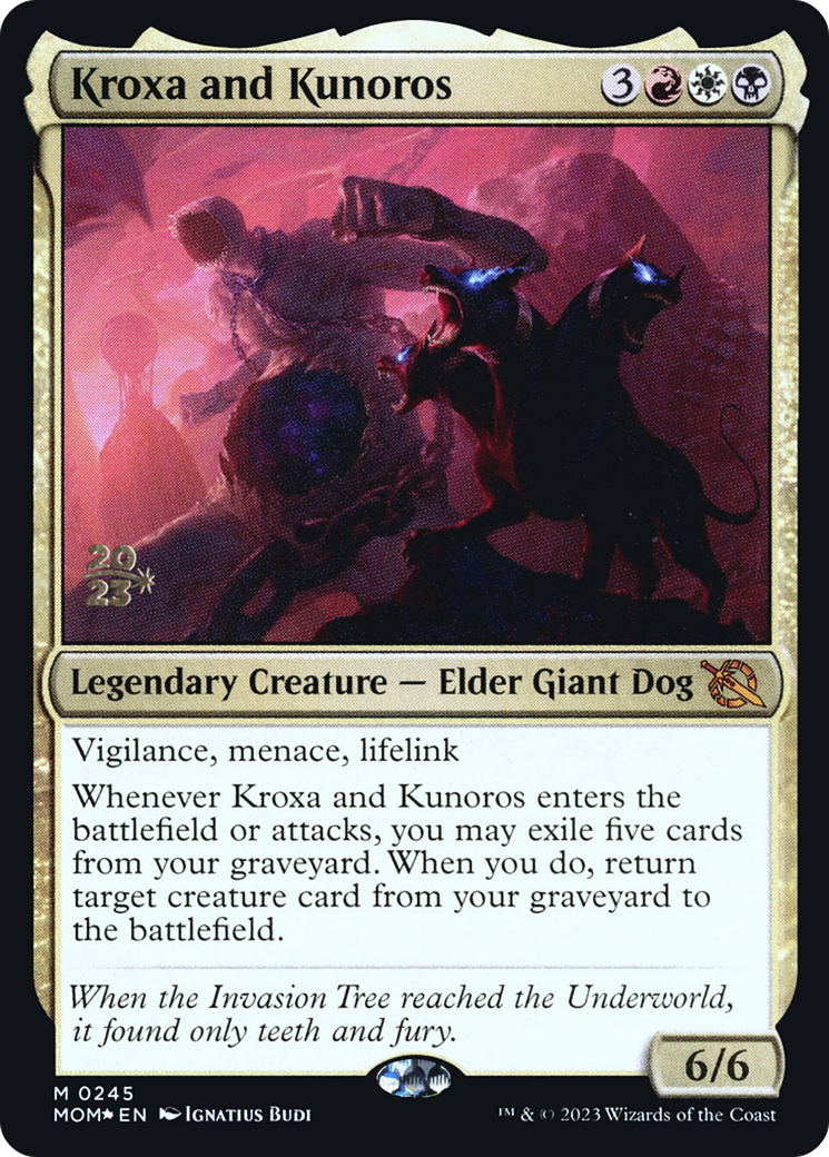 Kroxa and Kunoros [March of the Machine Prerelease Promos] | The Gaming-Verse