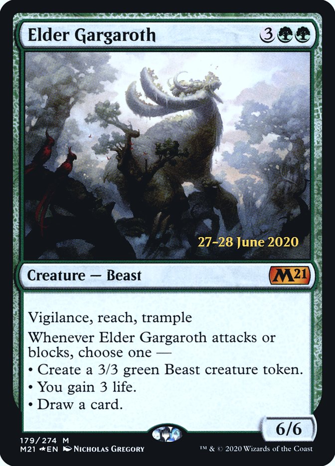 Elder Gargaroth  [Core Set 2021 Prerelease Promos] | The Gaming-Verse