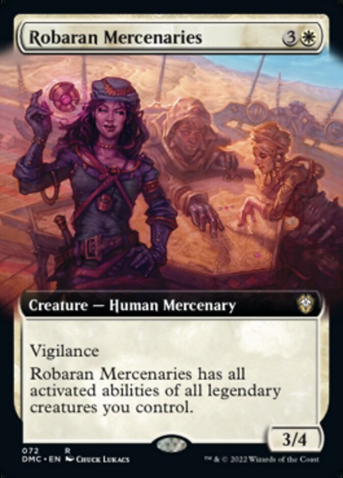 Robaran Mercenaries (Extended Art) [Dominaria United Commander] | The Gaming-Verse