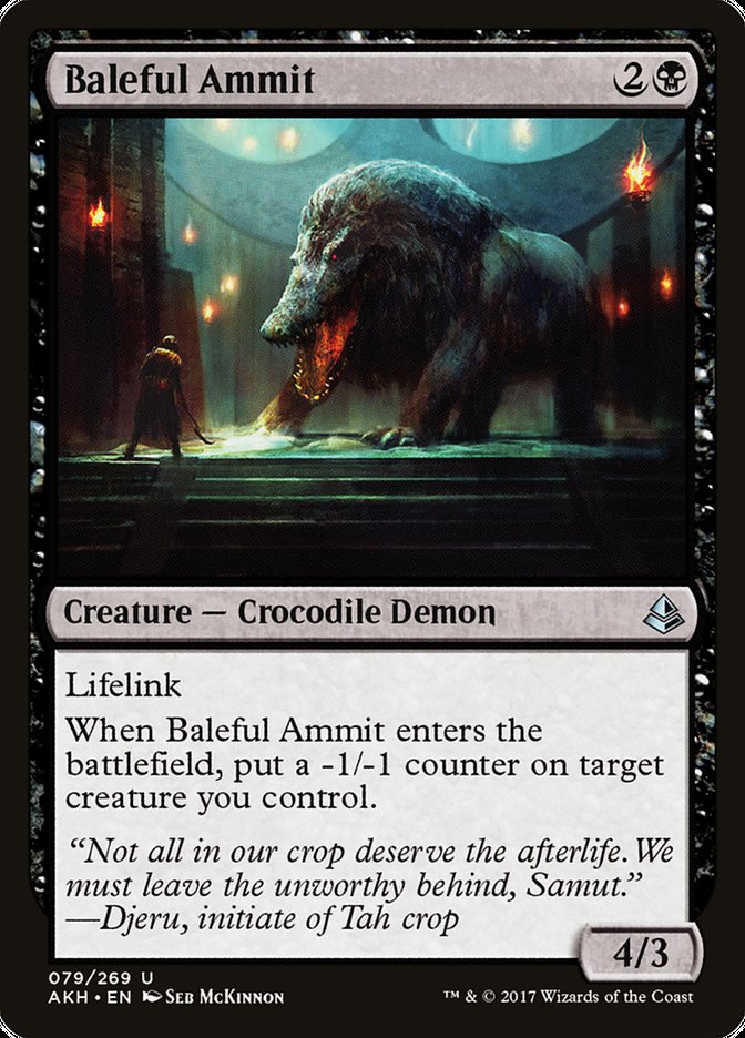 Baleful Ammit [Amonkhet] | The Gaming-Verse