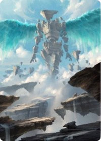 Celestial Colonnade Art Card [Zendikar Rising Art Series] | The Gaming-Verse