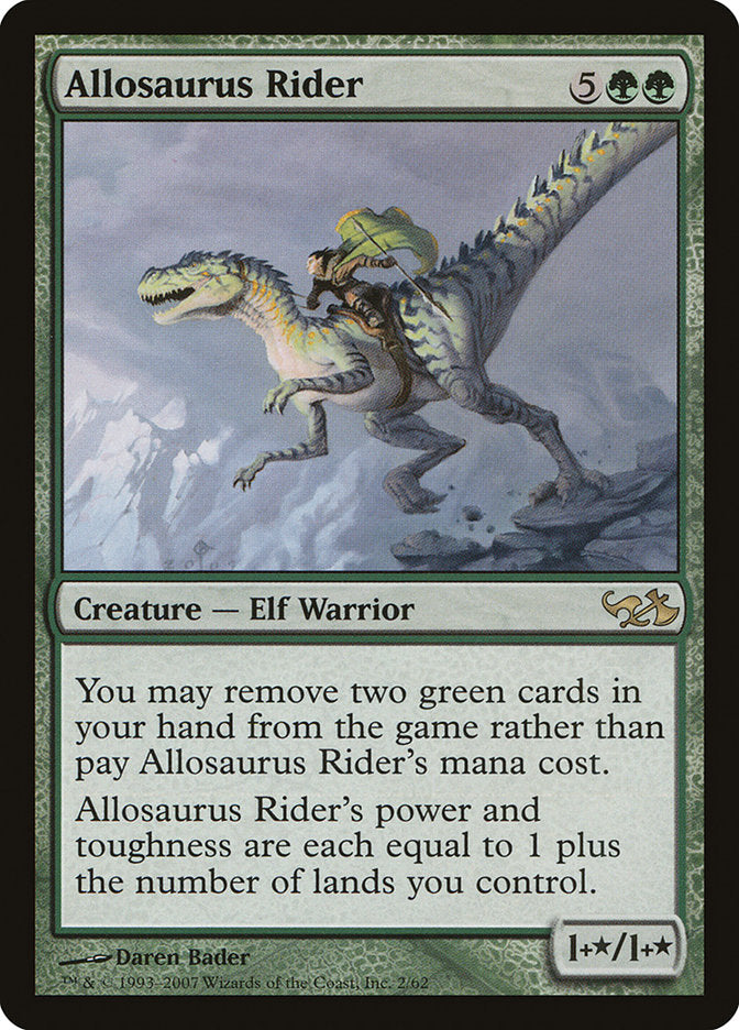 Allosaurus Rider [Duel Decks: Elves vs. Goblins] | The Gaming-Verse