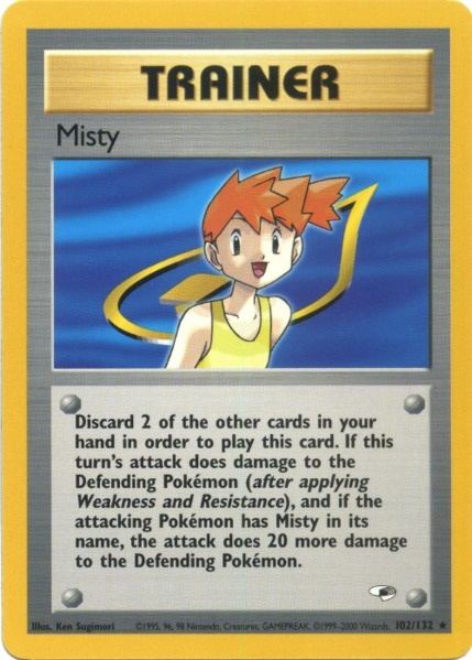 Misty (102/132) [Gym Heroes Unlimited] | The Gaming-Verse