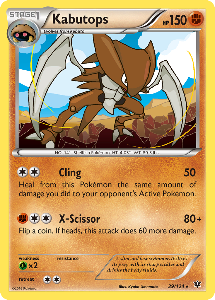 Kabutops (39/124) [XY: Fates Collide] | The Gaming-Verse