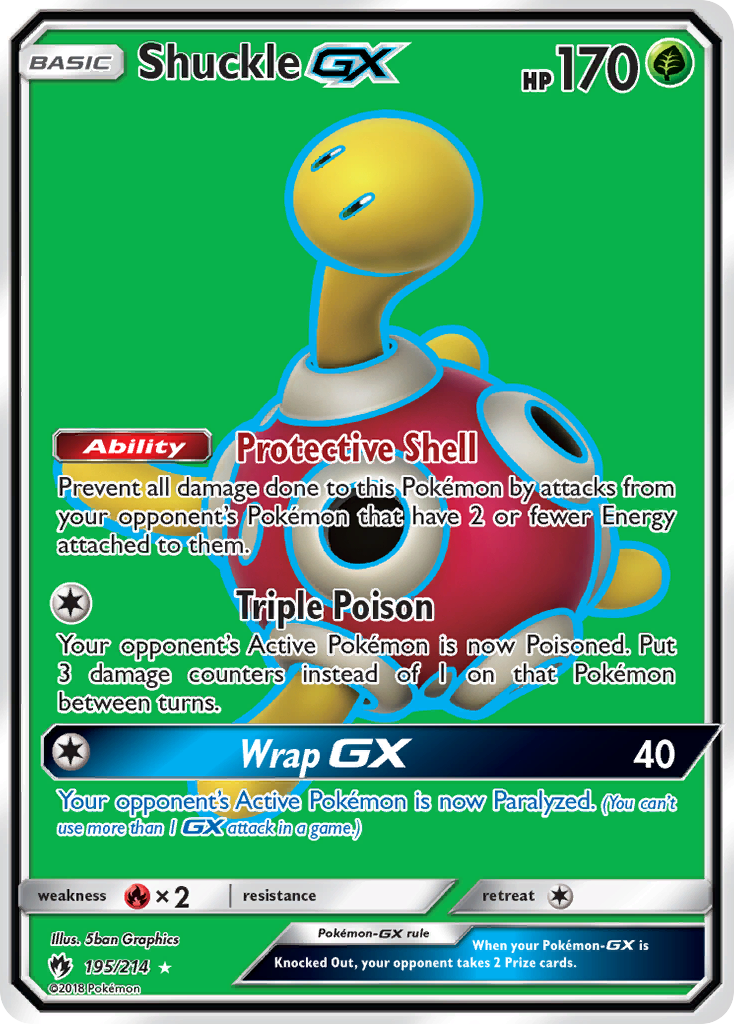 Shuckle GX (195/214) [Sun & Moon: Lost Thunder] | The Gaming-Verse