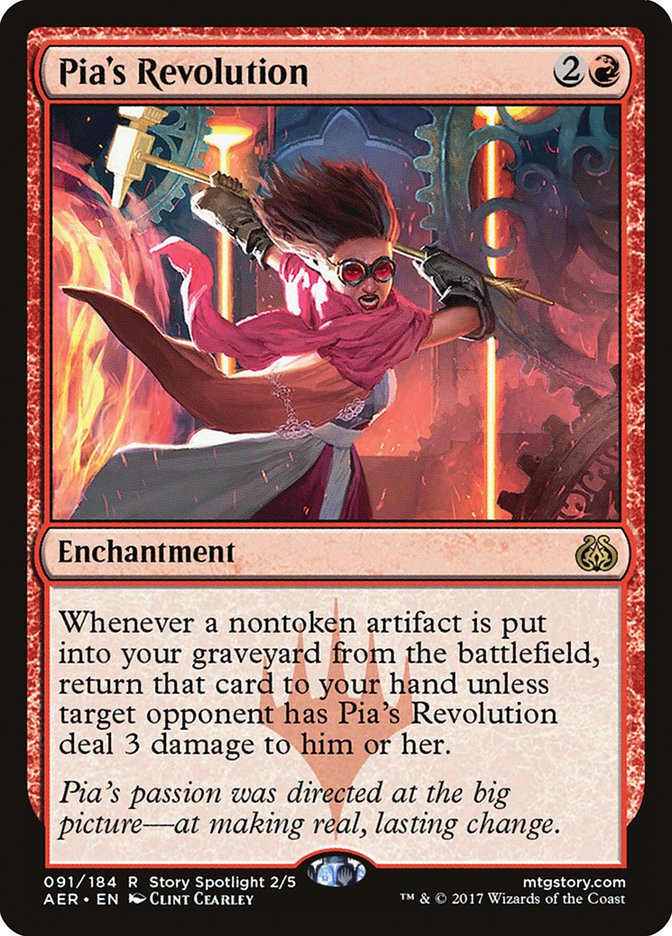 Pia's Revolution [Aether Revolt] | The Gaming-Verse