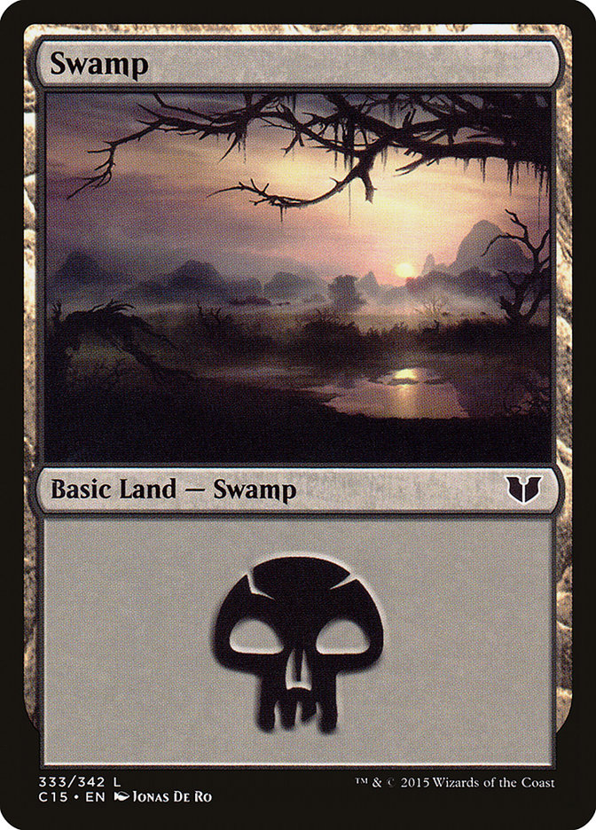 Swamp (#333) [Commander 2015] | The Gaming-Verse