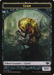 Germ // Zombie (016/036) Double-sided Token [Commander 2014 Tokens] | The Gaming-Verse