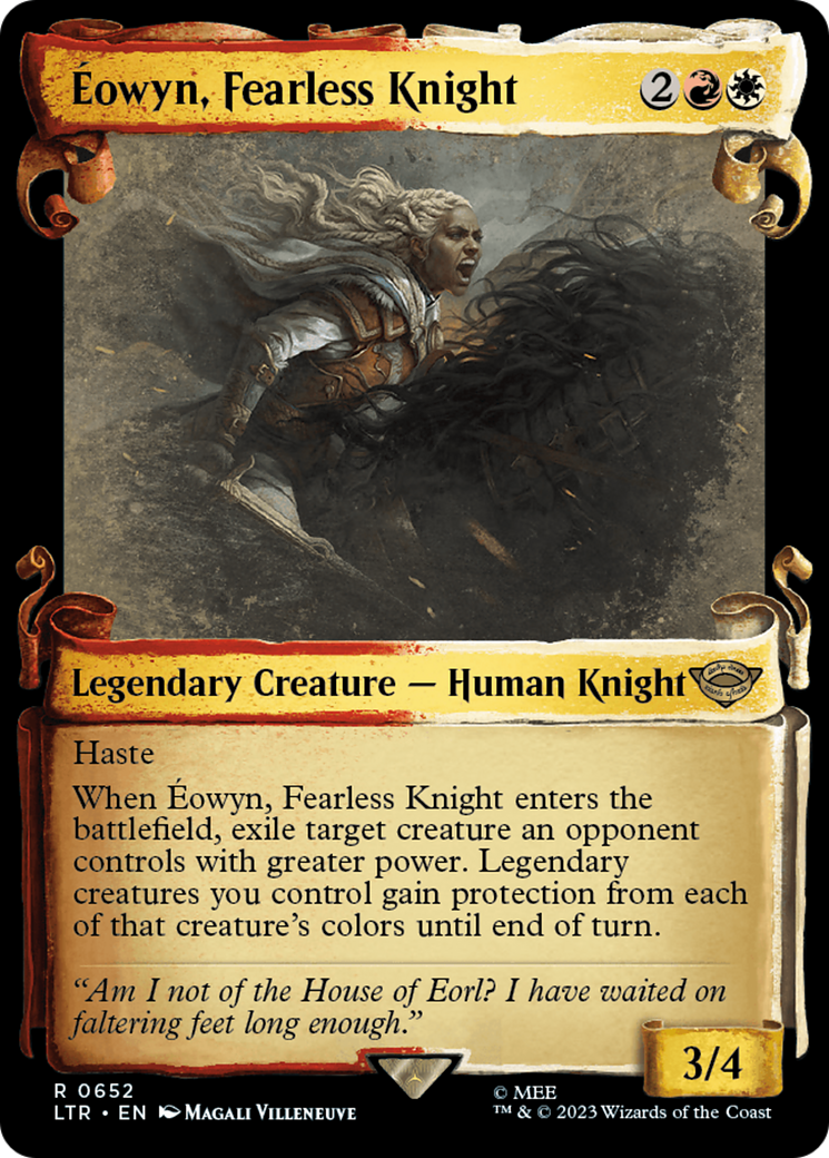 Eowyn, Fearless Knight [The Lord of the Rings: Tales of Middle-Earth Showcase Scrolls] | The Gaming-Verse