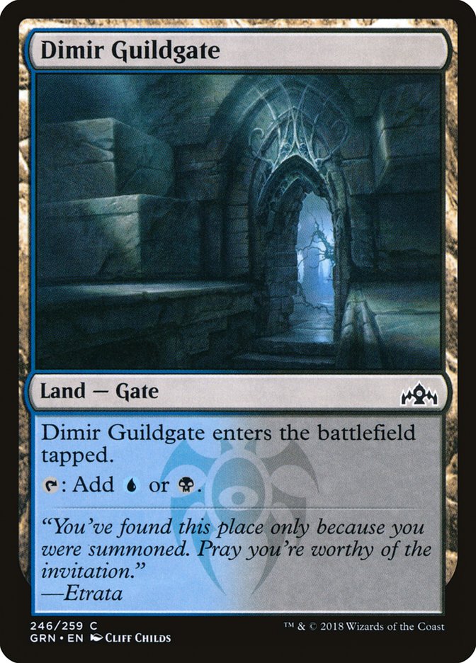 Dimir Guildgate (246/259) [Guilds of Ravnica] | The Gaming-Verse