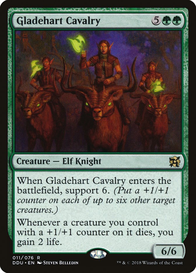 Gladehart Cavalry [Duel Decks: Elves vs. Inventors] | The Gaming-Verse