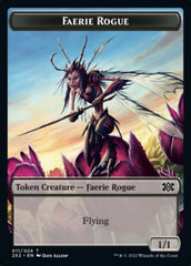 Faerie Rogue // Angel Double-sided Token [Double Masters 2022 Tokens] | The Gaming-Verse