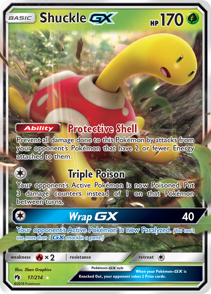 Shuckle GX (17/214) [Sun & Moon: Lost Thunder] | The Gaming-Verse