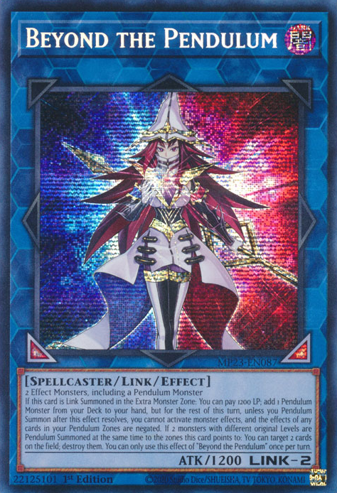 Beyond the Pendulum [MP23-EN087] Prismatic Secret Rare | The Gaming-Verse