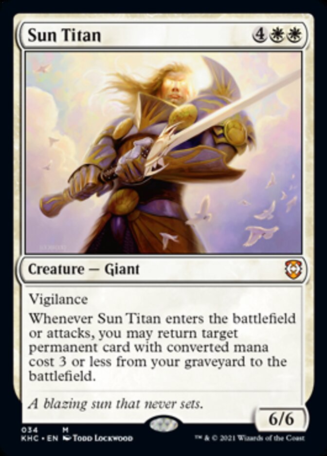 Sun Titan [Kaldheim Commander] | The Gaming-Verse