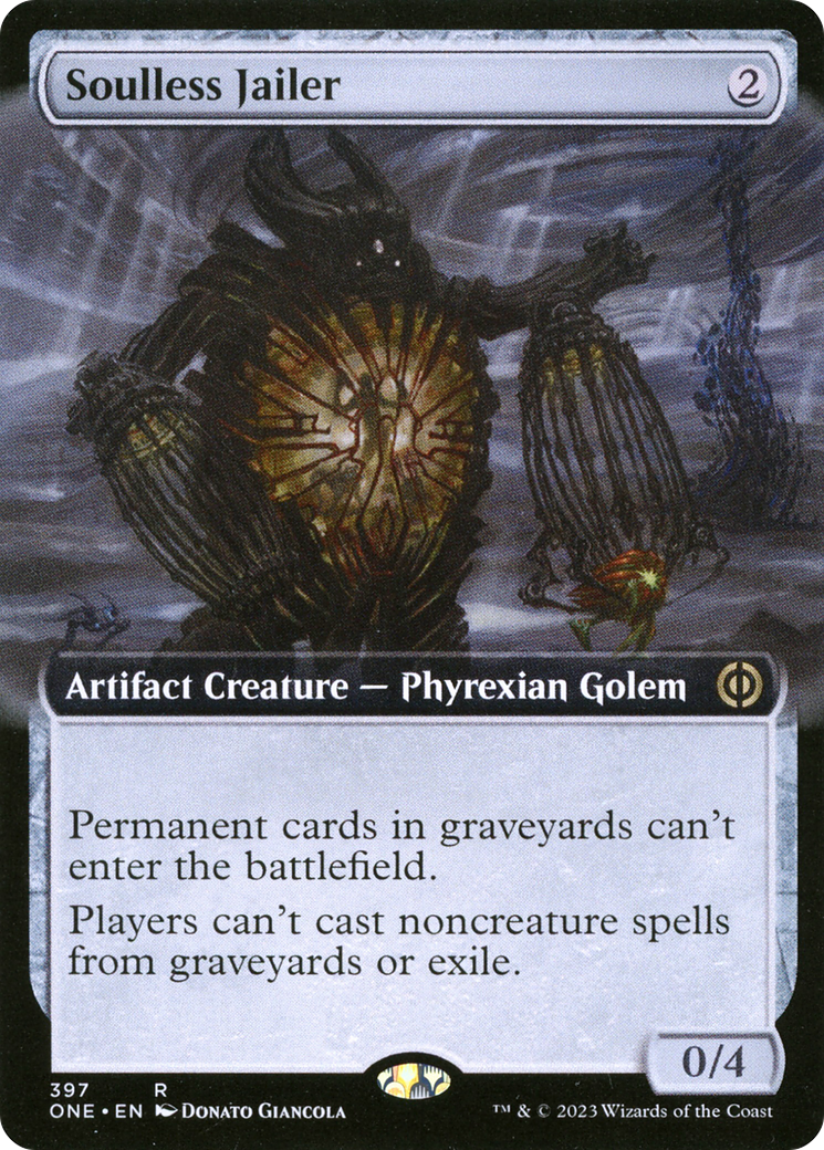 Soulless Jailer (Extended Art) [Phyrexia: All Will Be One] | The Gaming-Verse