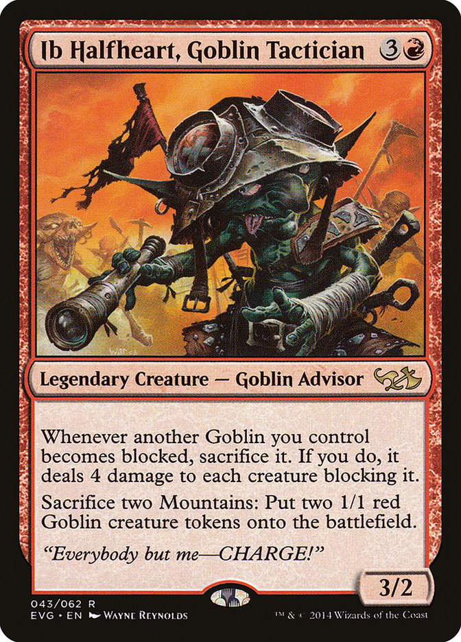 Ib Halfheart, Goblin Tactician (Elves vs. Goblins) [Duel Decks Anthology] | The Gaming-Verse